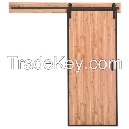 Brown Interior Metal Barn Door