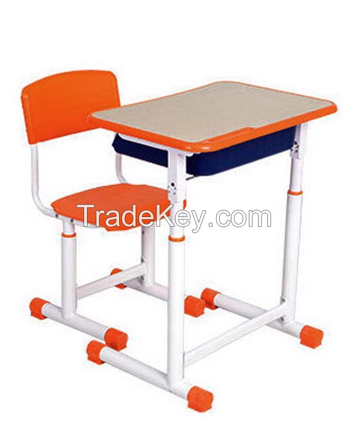 Plastic School desk / training desk with multiply laminate top