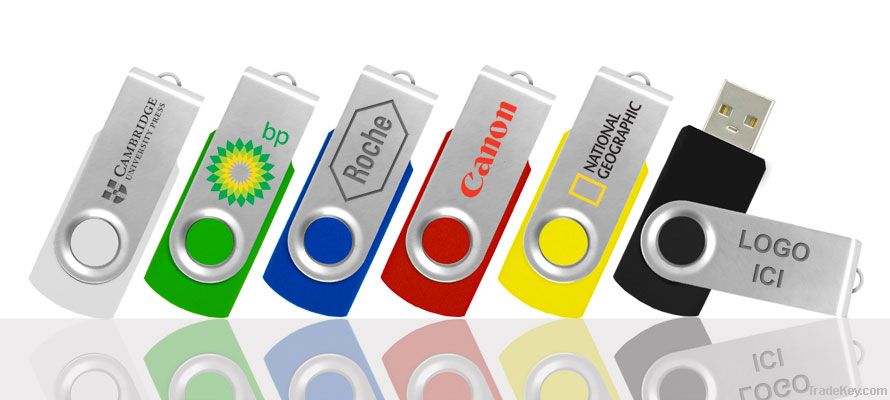 Swivel USB Flash Disk (J55) USB2.0 Pen Drive