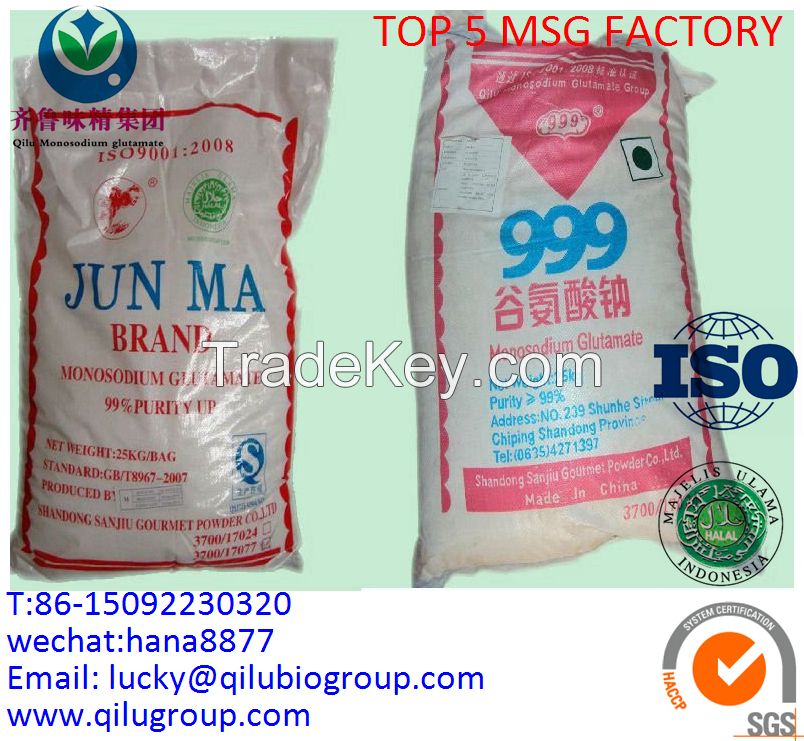 food enhancer 99% monosodium glutamate MSG