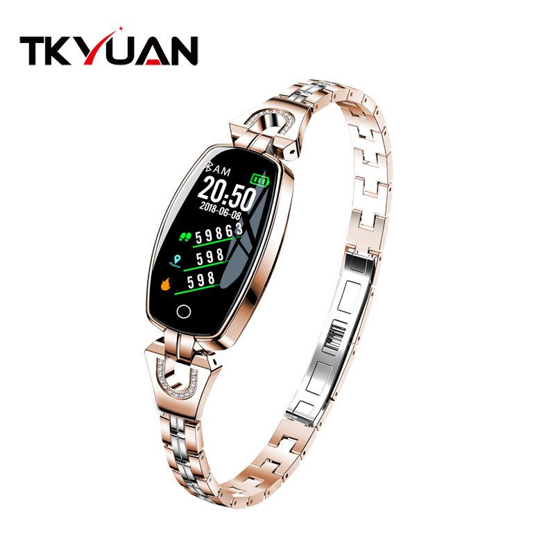 H8 Smart Watch Women Ladies Waterproof Heart Rate Monitoring Bluetooth For Android IOS Fitness Bracelet Smartwatch