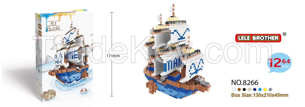 NANO BLOCK, DIY ASSMEBLE BUILDING BRICK, KARP WARSHIPS