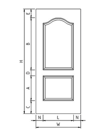 HDF door skin(A)