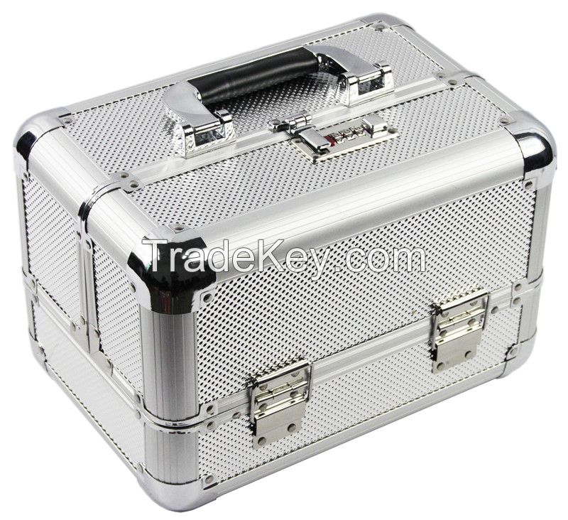 5# Hot sale Aluminum makeup vanity cosmetic case