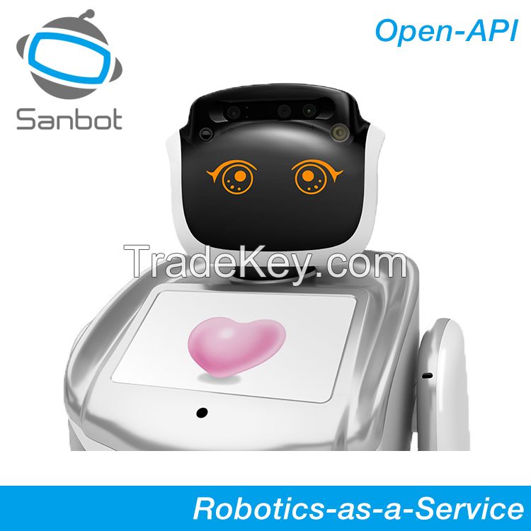 QIHAN Sanbot cloud-brained platform programmable intelligent human like robot for retail