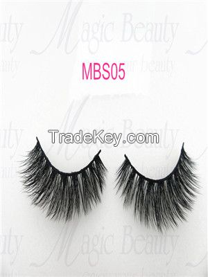 Handmade Cosmetic Cusmotized 3D Synthetic Silk Lashes MBS05