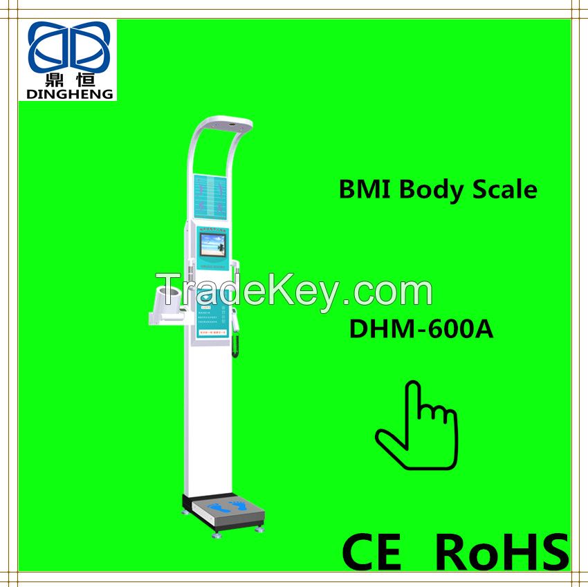 DHM-600A Digital height and weight measurement with bodt fat and blood presuure analysis