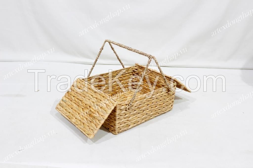 New Design water hyacinth picnic basket - SD4452A-1NA