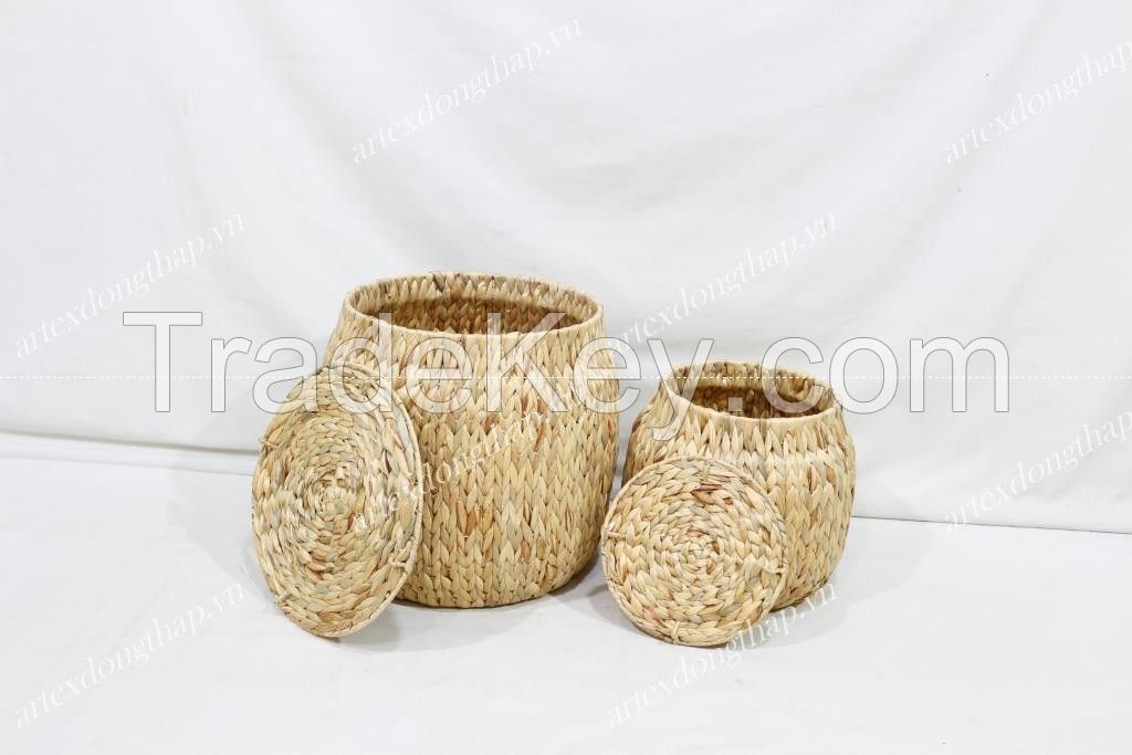 New design water hyacinth storage basket - SD20207B-2NA