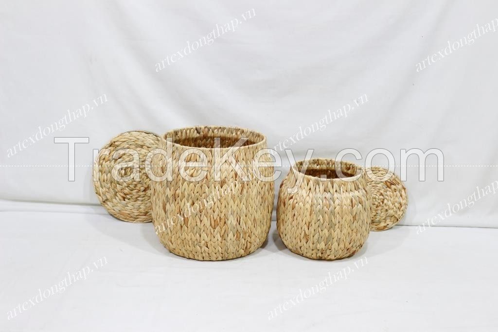 New design water hyacinth storage basket - SD20207B-2NA