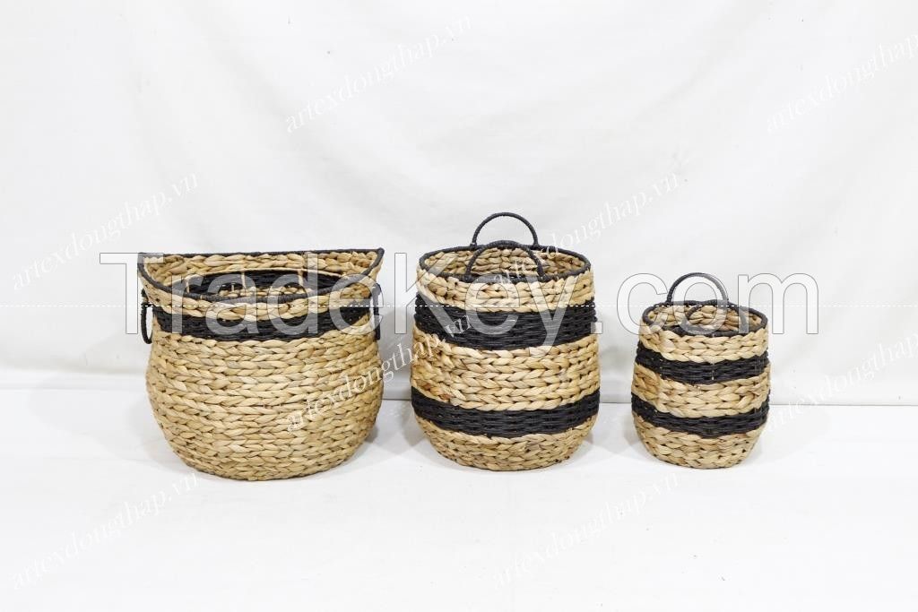 Water hyacinth storage basket - SD20272A-3MC