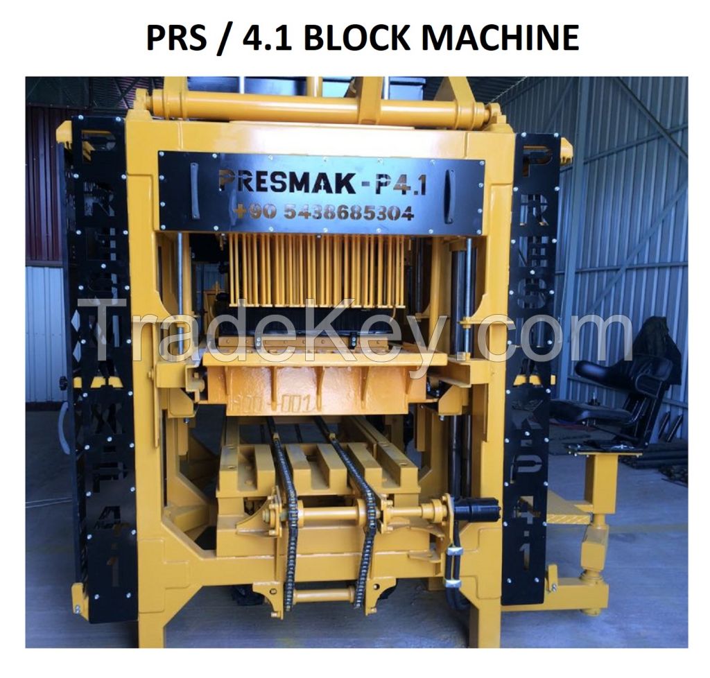 HOLLOW BLOCK (PAVING-CURBSTONE) MACHINE â�� EKO 4.1 SEMI-AUTOMATIC PLANT