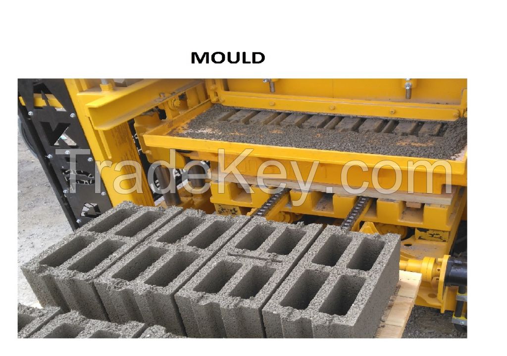 HOLLOW BLOCK (PAVING-CURBSTONE) MACHINE â�� EKO 4.1 SEMI-AUTOMATIC PLANT