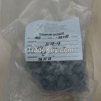 Titanium sponge