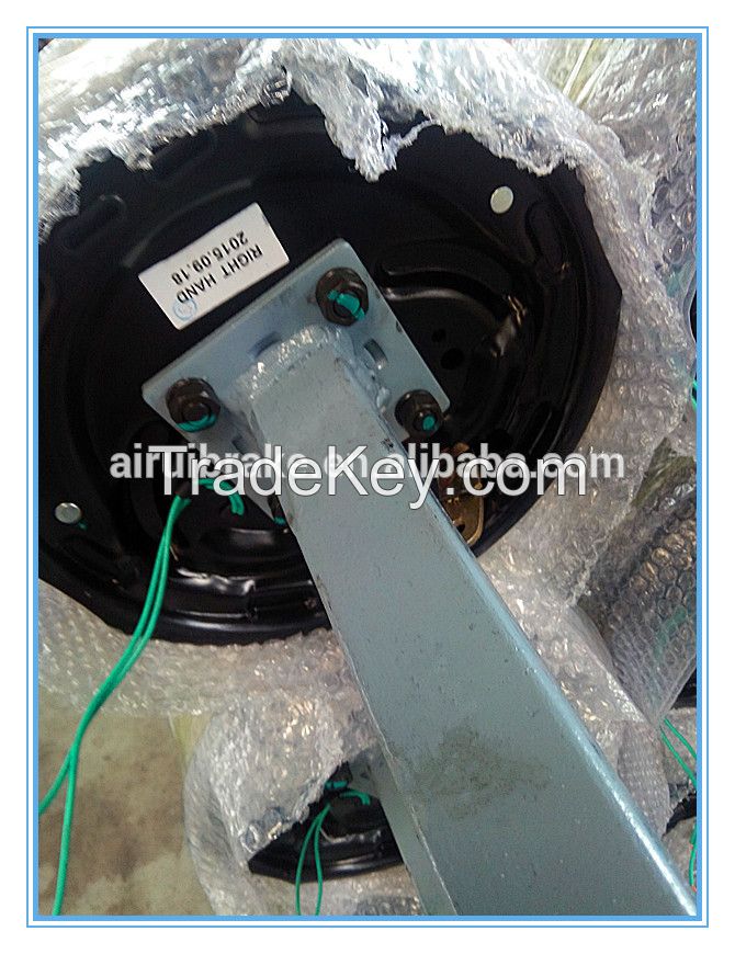 Square Trailer Axle With 10 Inch Electric Brake (parking lever) ----trailer spare parts for camper trailer