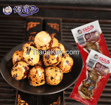 The flavor of food, spiced quail egg 25g*10 small Marinated Egg campus