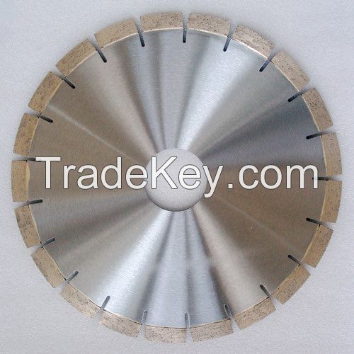 Silver brazed granite blades