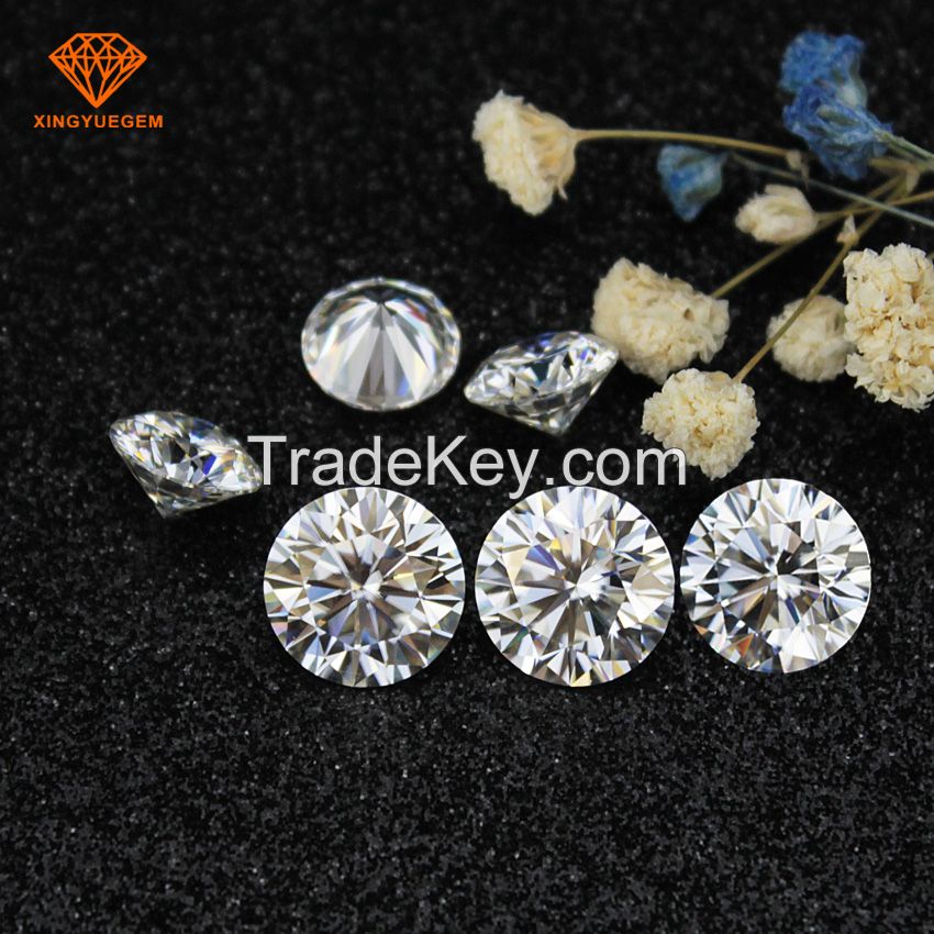 China factory wholesale Forever one 3mm to 15mm VVS DEF Star cut white moissanite