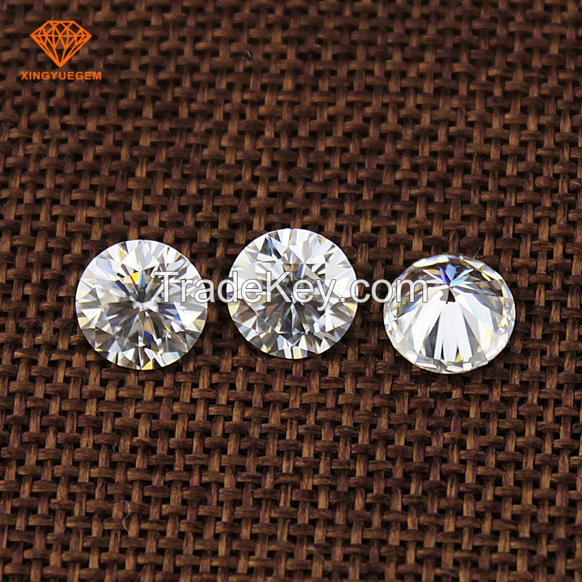 Forever brilliant one carat loose moissanite vs diamond gemstone