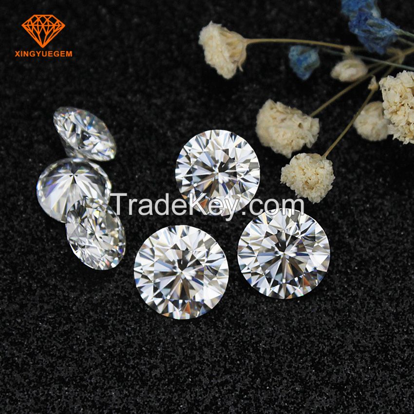 China factory wholesale Forever one 3mm to 15mm VVS DEF Star cut white moissanite