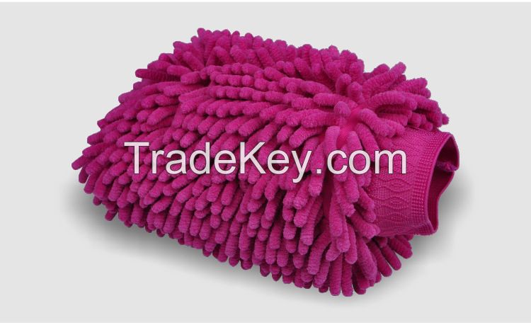 Car Wash Mitt Microfiber Premium Scratch Free Wash Scrub Dust Cleaning Mitt Car Vehicle Cleaning Glove Cloth Towel