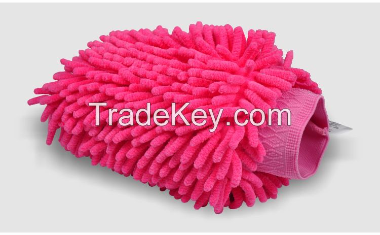 Car Wash Mitt Microfiber Premium Scratch Free Wash Scrub Dust Cleaning Mitt Car Vehicle Cleaning Glove Cloth Towel