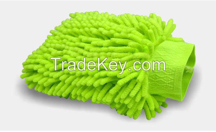 Car Wash Mitt Microfiber Premium Scratch Free Wash Scrub Dust Cleaning Mitt Car Vehicle Cleaning Glove Cloth Towel