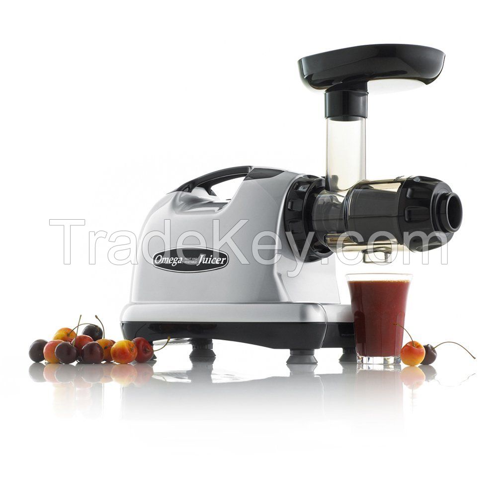 Omega J8006 Nutrition Center Juicer - Black and Chrome