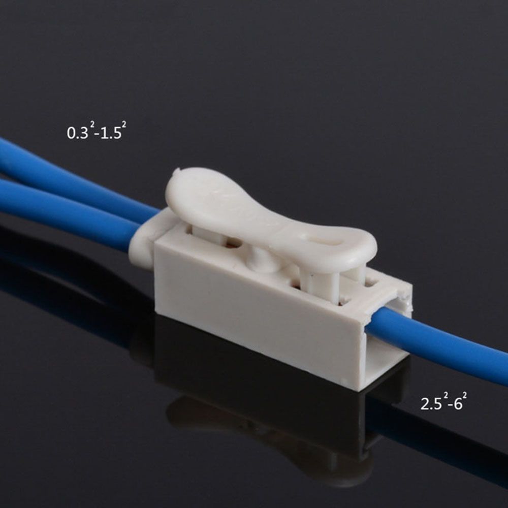 Quick-Connect Plastic LED Terminal Block Connector Cable Clamp Terminal Block