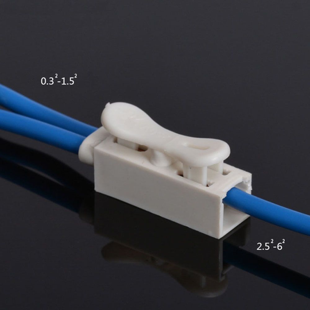 New One-Way Quick-Connect LED Terminal Block Connector Cable Clamp Terminal Block