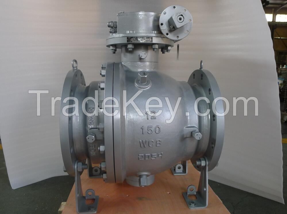 CAST TRUNNION BALL VALVE-TWO PIECE BODY