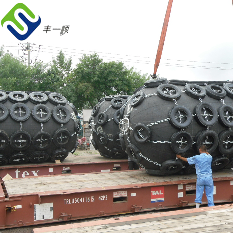 Dia3.3m L6.5m ship yokohama pneumatic rubber fender