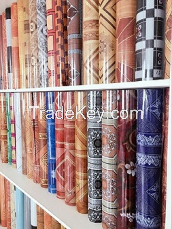 Waterproof PVC Flooring Roll vinyl floor covering 0.35mm