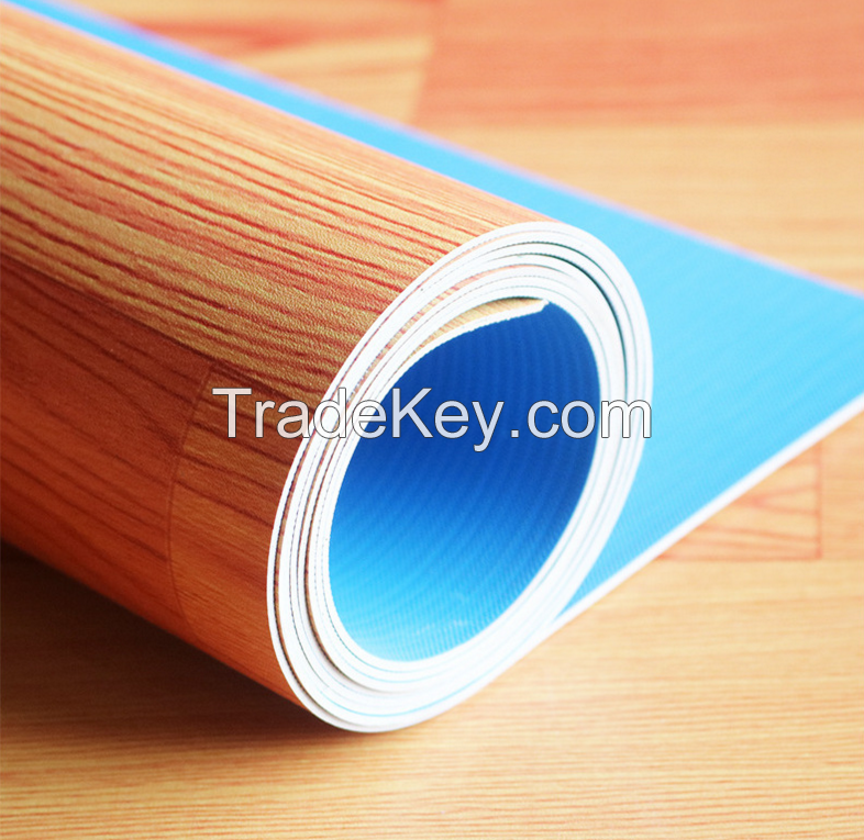 Anti-slip 1.6mm pvc dense flooring roll vinyl  for sale