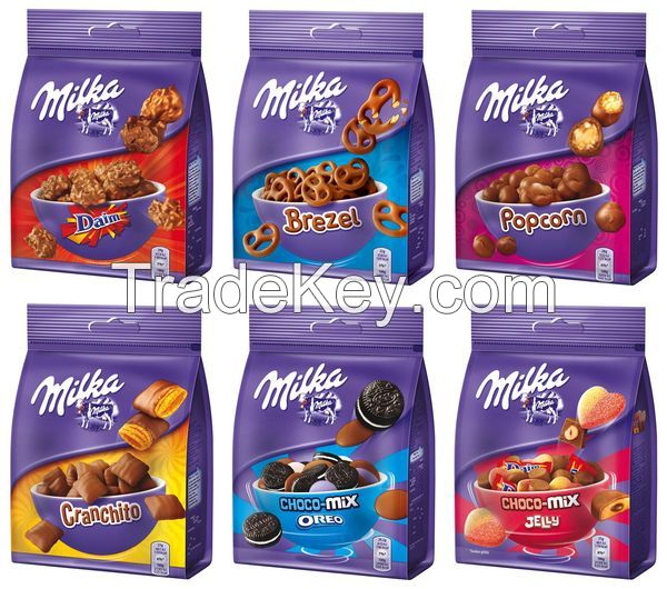 Oreo milka chocolate bars ready