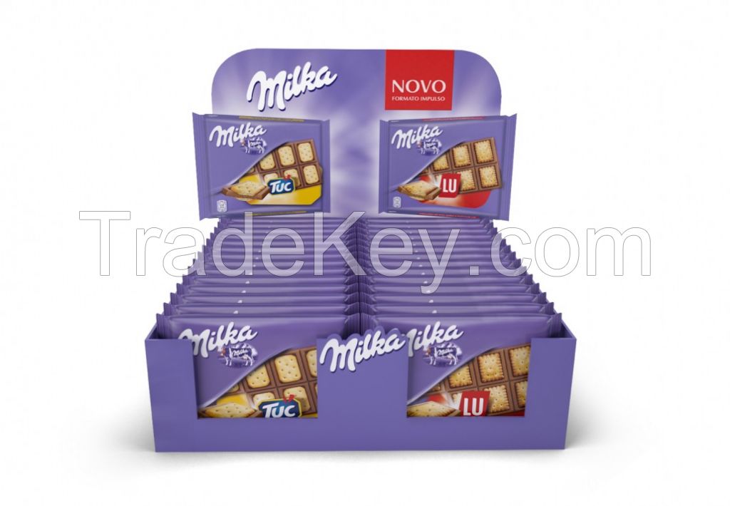 Oreo milka chocolate bars ready