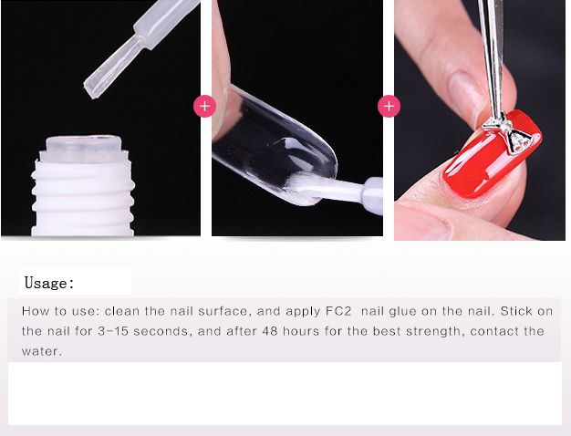 5g HQ free below 50ppm clear nail glue