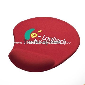 2017 hot sale gel mouse pads with logo and brand silicone mouse wrist rest