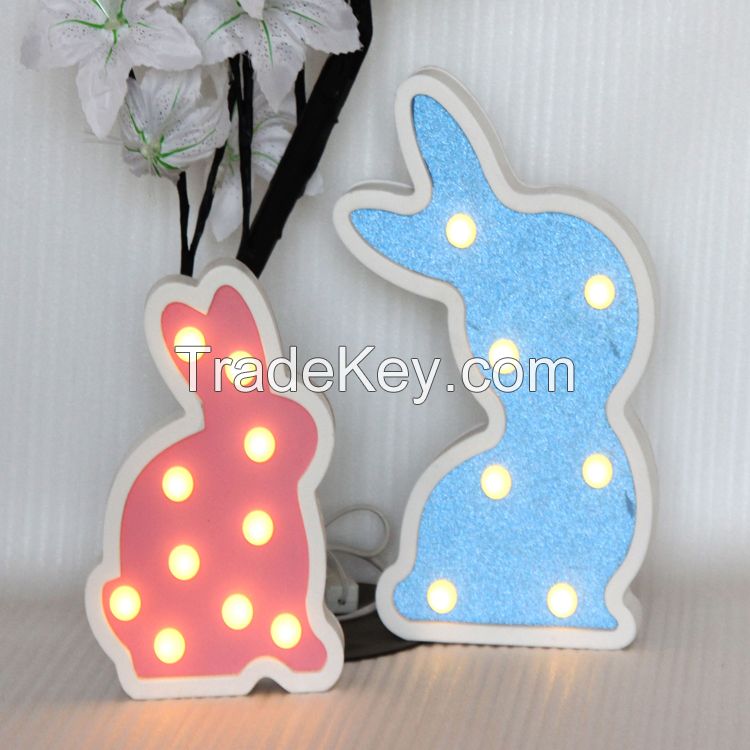 animal&plant night  gift light for easter day