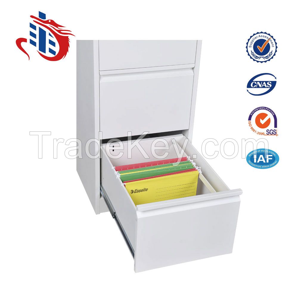 Small office furniture strong steel drawer file cabinet for sale