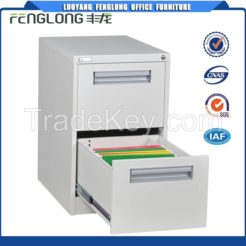 Hot sale metal file cabinet 2 drawer vertical steel cabinet