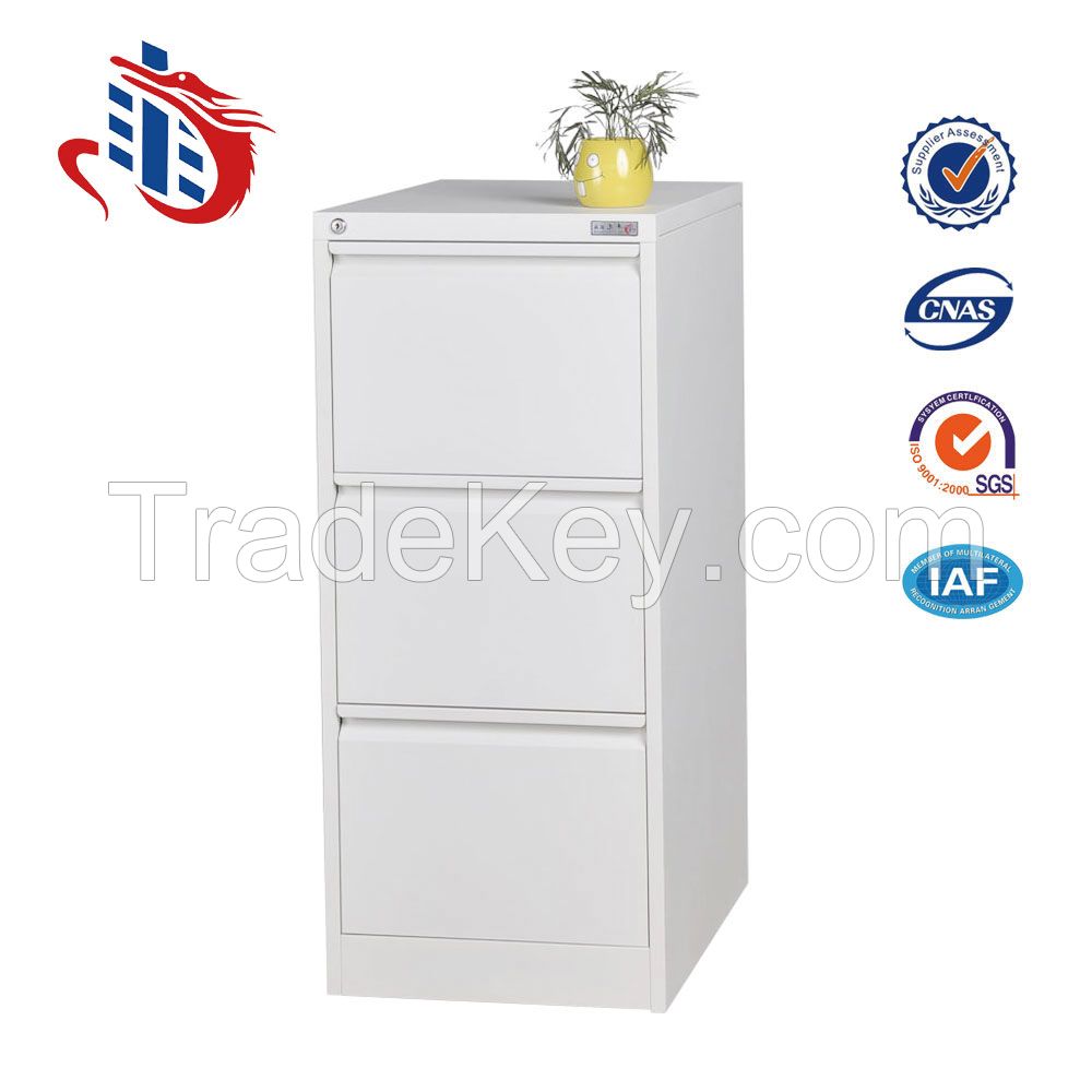 Small office furniture strong steel drawer file cabinet for sale