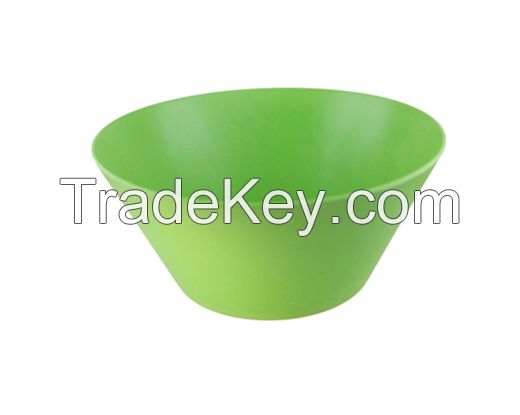 Bamboo fiber 122OZ Large round salad bowl for biodegradable dinnerware