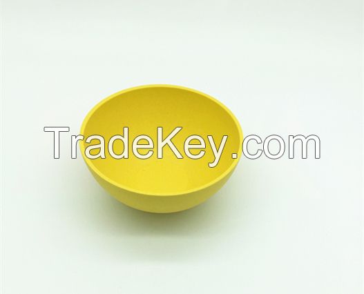 Eco friendly Bamboo fiber S/M round bowls biodegradable dinnerware