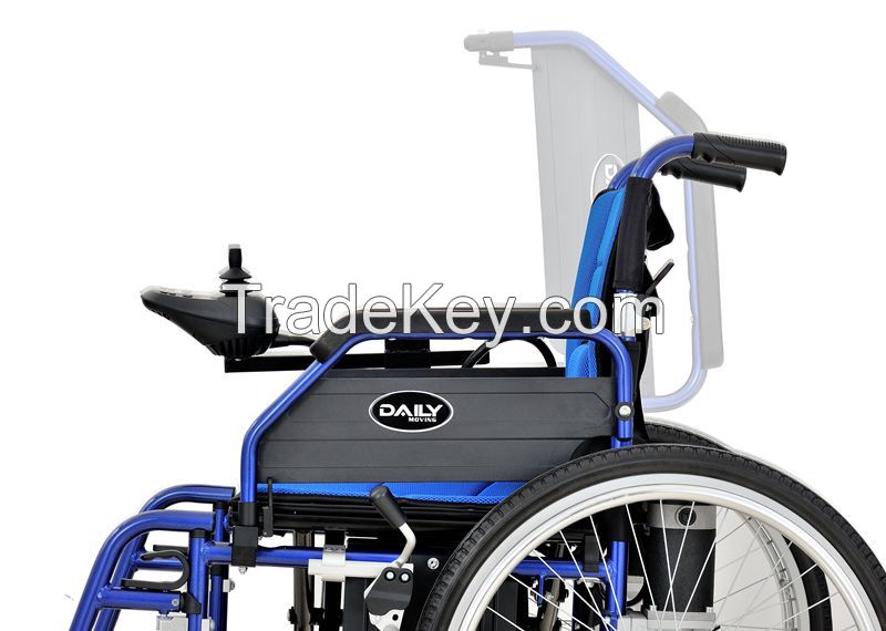 24'' Electric Power Wheelchair with Easy Folding Capability