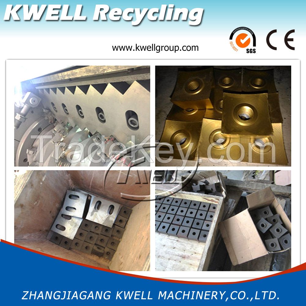 Plastic/Rubber Lump Shredder/Wood Shredder/Single Shaft Shredder/Plastic Granulator