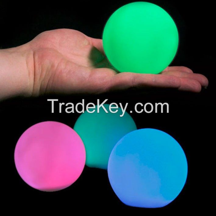 illuminated led light globe glowing ball