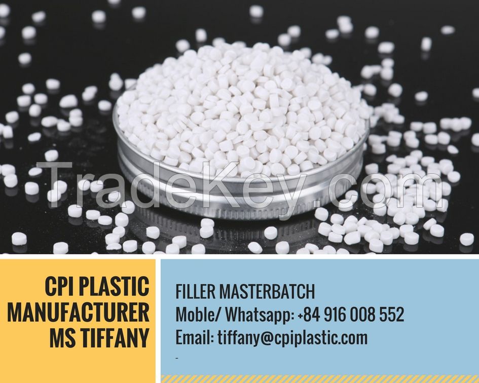 PP BASED 80% CACO3 FILLER MASTERBATCH FROM CPI VIETNAM