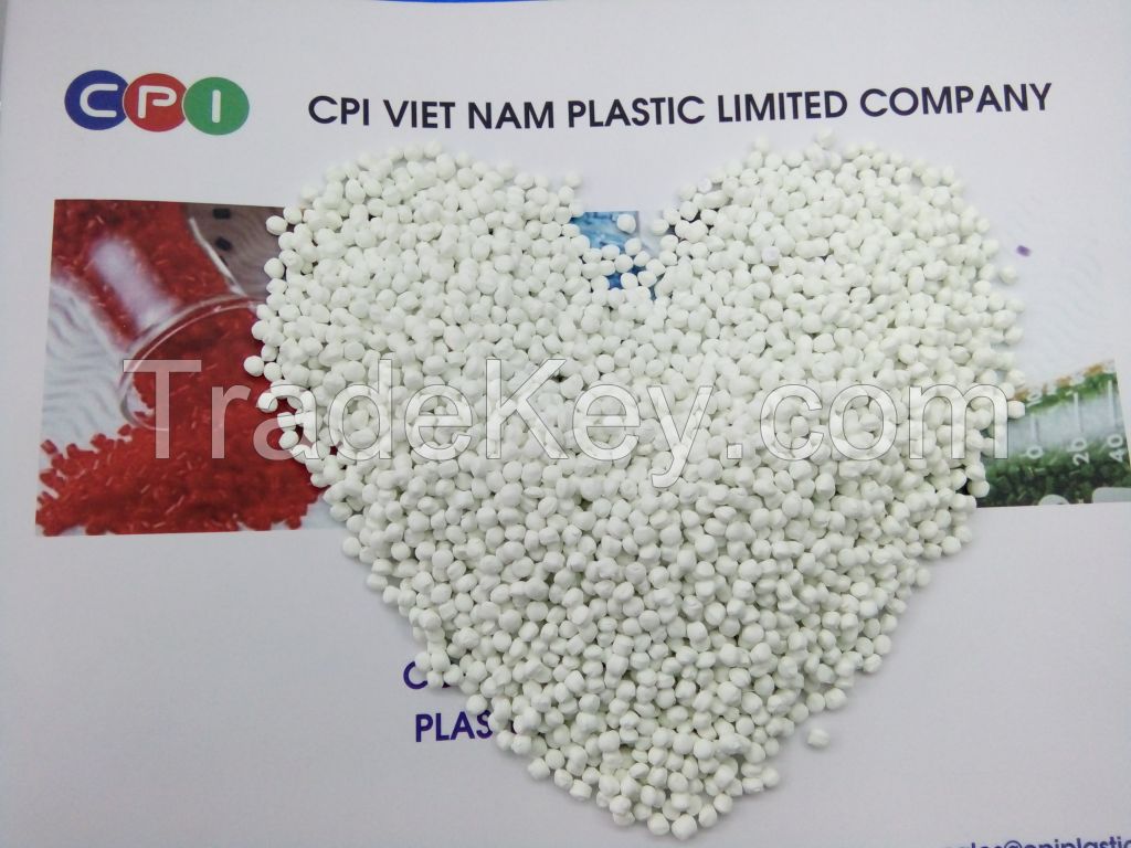 White Masterbatch/colerant pellets/granules, LLDPE TIO2 ( 20-70%)