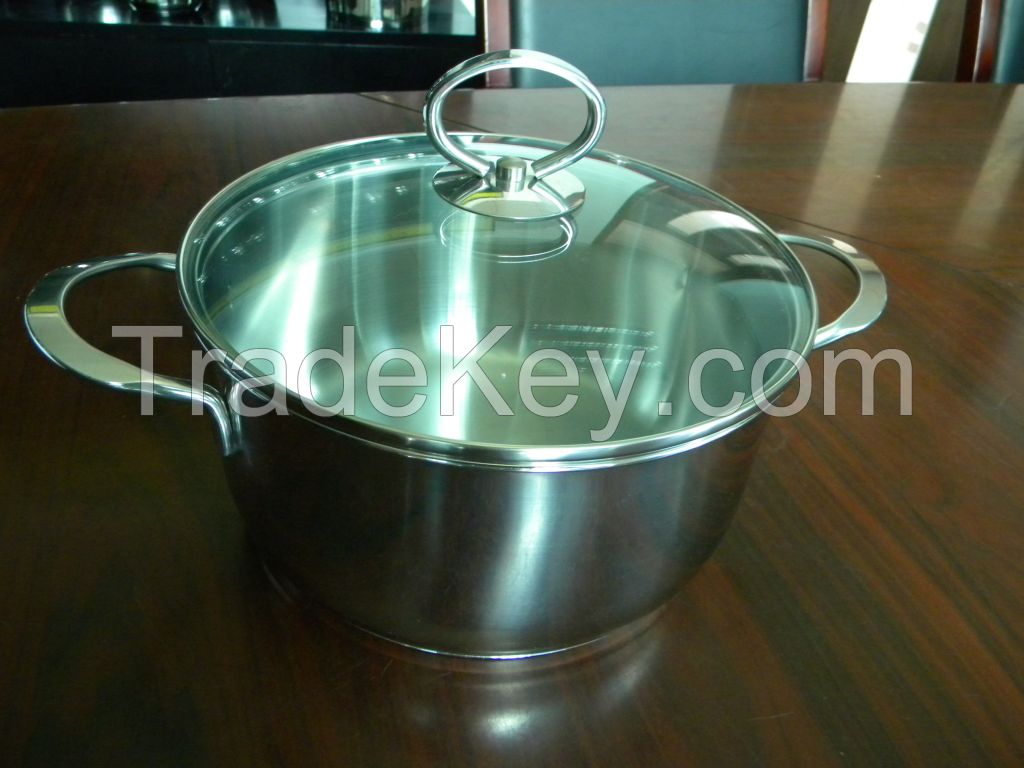 stainless steel cookware set